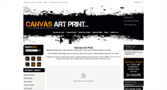 Desktop Screenshot of canvasartprint.co.uk