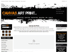 Tablet Screenshot of canvasartprint.co.uk
